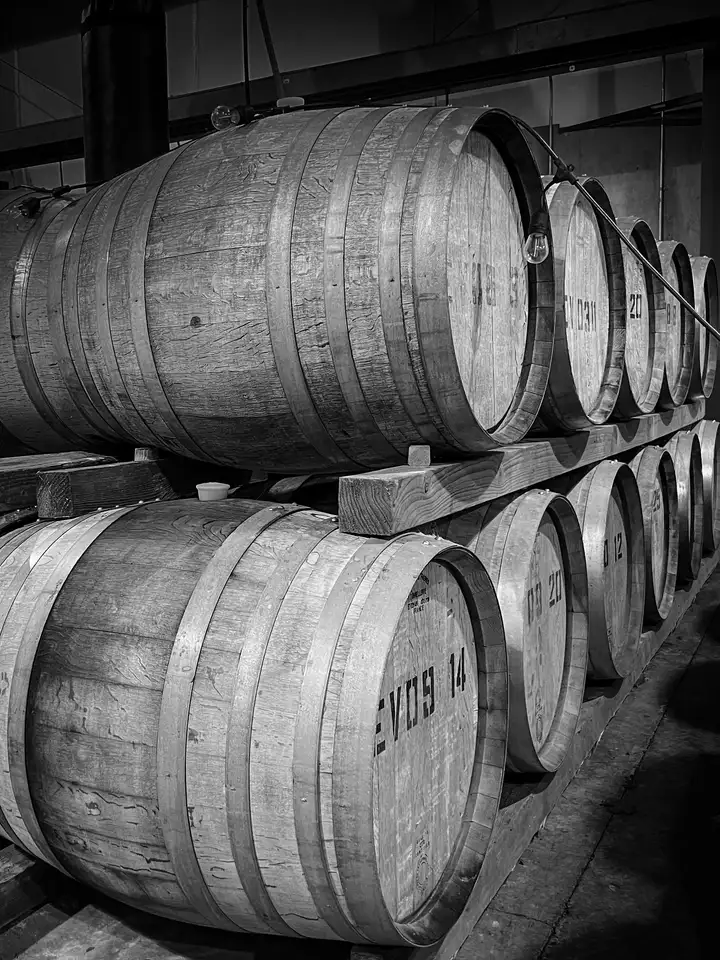 Wine barrels